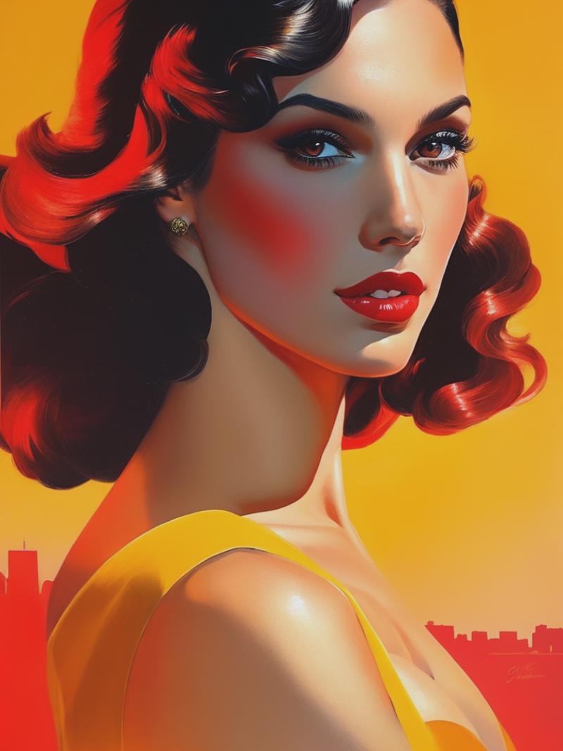 06956-3417491346-Gal Gadot looking in camera, painting in the style of emiliano ponzi, rolf armstrong, light amber and red, eric canete, poster,.png